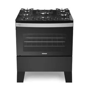 Fogão Itatiaia 5 Bocas Itaglass Plus | Preto (Bivolt)
