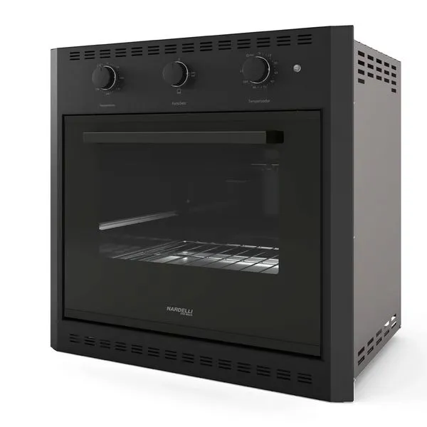 Forno Elétrico de Embutir 60 Litros Nardelli Black E60 Preto / 220V