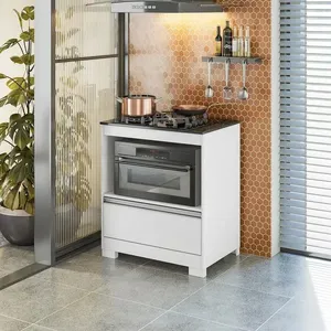 Balcão de Cozinha 75 cm 1 Porta 1 Gaveta com Tampo Notável 3110 | Branco