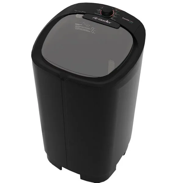 Lavadora Semiautomática Mueller 10kg Family Lite Preto / 110V