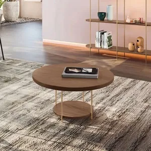 Mesa de Centro 60 cm HB Móveis Sky | Castanho