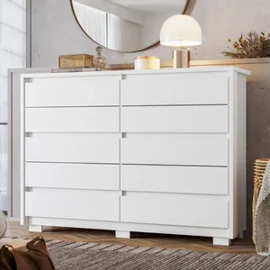 Cômoda 10 Gavetas Albatroz Duetto | Branco