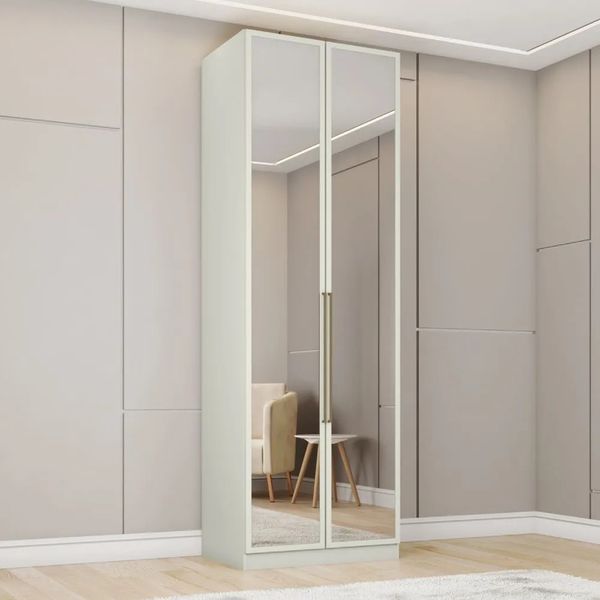 Módulo Guarda-Roupa 2 Portas 3 Gavetas Henn Seletto | Areia