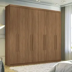 Guarda-Roupa Casal 8 Portas 4 Gavetas Santos Andira Havana Master VIP | Jatoba