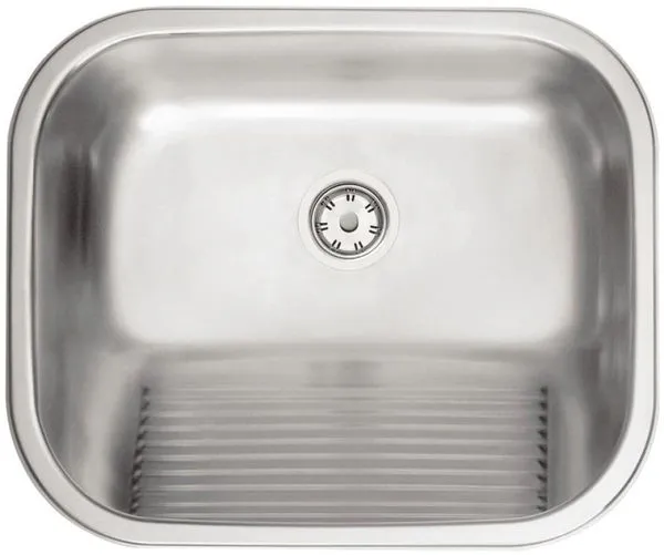 Tanque de Encaixe Tramontina Hera em Aço Inox Acetinado 50x40 cm