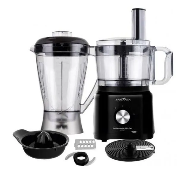 Multiprocessador Britânia All In One 5 em 1 com 900W | Preto (220 V)