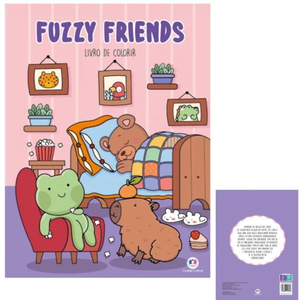 FUZZY FRIENDS - LIVRO DE COLORIR - 2025 - CIRANDA CULTURAL