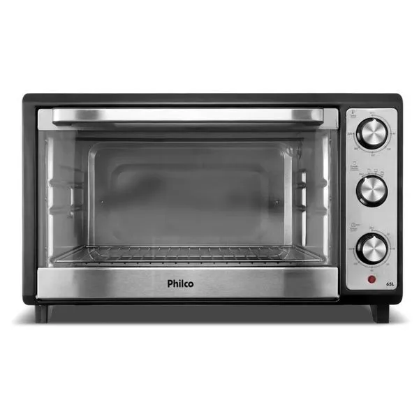 Forno Elétrico Philco 65L Timer PFE65 | Preto (220 V)