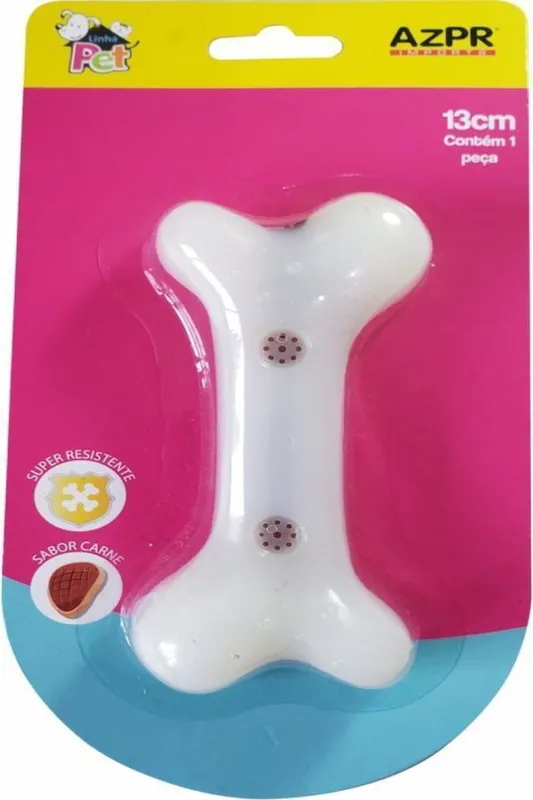 Osso Sabor Carne 13 cm Para Pet Azpr
