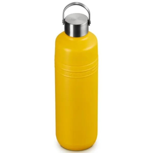 Garrafa Le Creuset Termica On the Go 1 Litro Amarelo Nectar