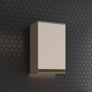 Armário Aéreo Henn Connect 1 Porta | Duna/Cristal