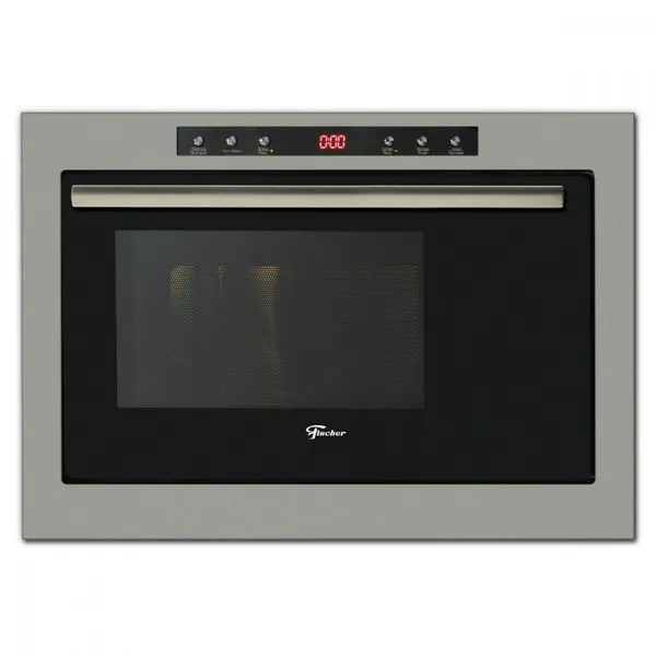 Forno Micro Ondas de Embutir Infinity 25 Litros Inox Fischer Branco / 110V