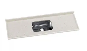 Tampo para Pia de Cozinha Roralit Granitado com Cuba em Inox 160cm | Travertino
