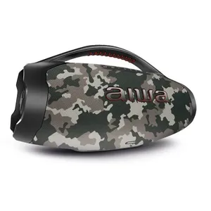 Caixa de Som AIWA Boombox Bluetooth 200W AWS-BBS-01B | Camuflado (Bivolt)