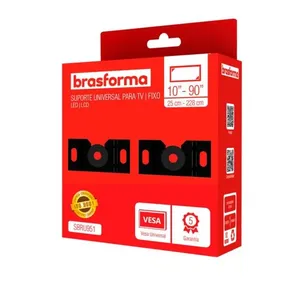 Suporte Brasforma Fixo Parede 90" SBRU951 | Preto (S/V)