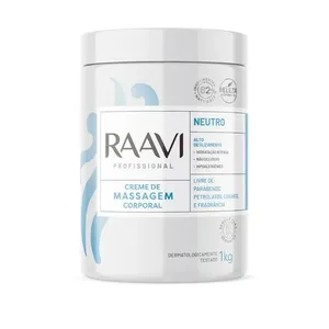 Creme Para Massagem Raavi Neutro 1kg