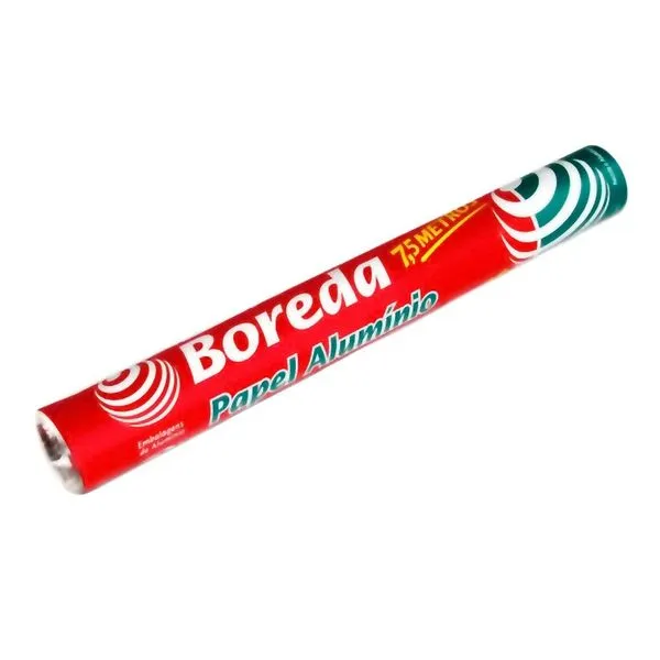 Papel Alumínio Boreda 0,45cmX7,5M