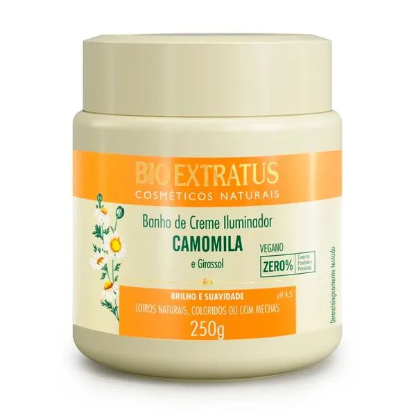 Mascara Capilar Bio Extratus 250G Camomila