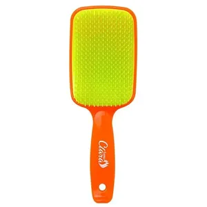 Escova de Cabelo Santa Clara Flex Laranja E Verde