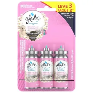Refil Odorizador de Ambiente Glade Lembranças de Infância Toque de Frescor 12ml - Leve 3, Pague 2