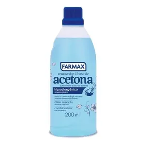 Removedor De Esmalte À Base De Acetona Farmax 200ml