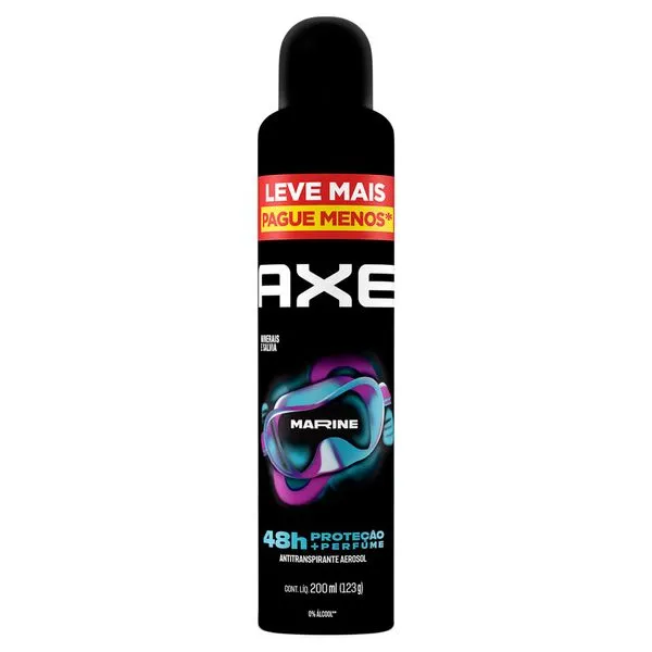 Desodorante Antitranspirante Aerosol Axe Marine 200ml