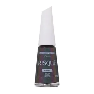 Esmalte Risqué Voltei Metálico Nada Óbvio 8ml