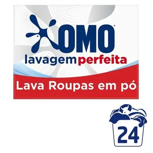 Lava-Roupas em Pó Omo Lavagem Perfeita 1,6kg