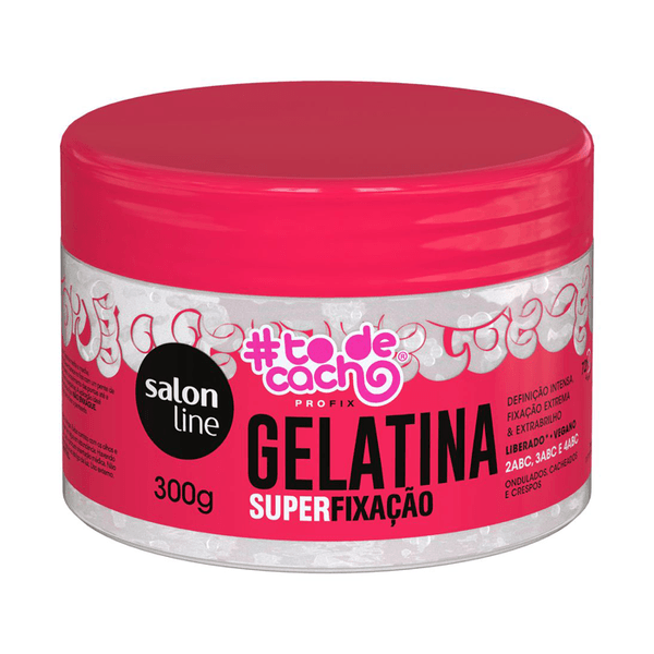 Gelatina Capilar Salon Line #To De Cacho Super Fixação 300g