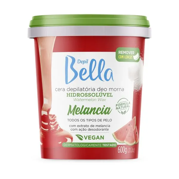 Cera Depilatória Depil Bella Melancia 600g