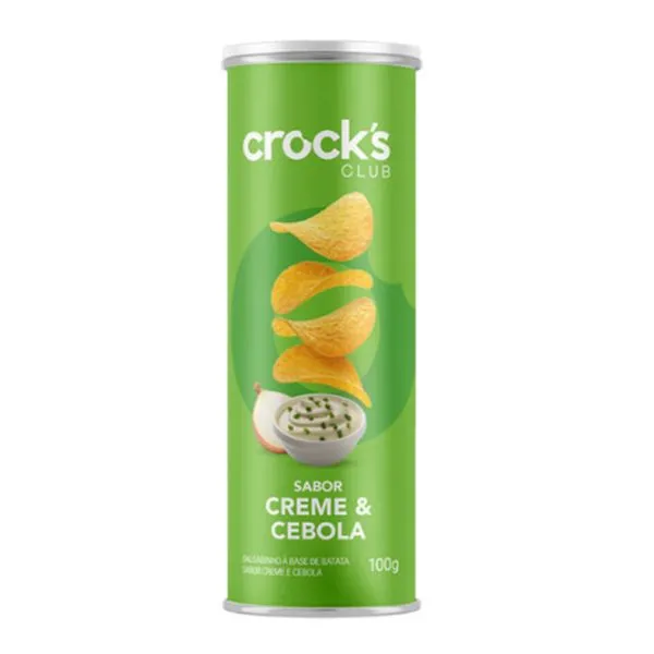 Batata Crocks Tubo Creme De Cebola 100g