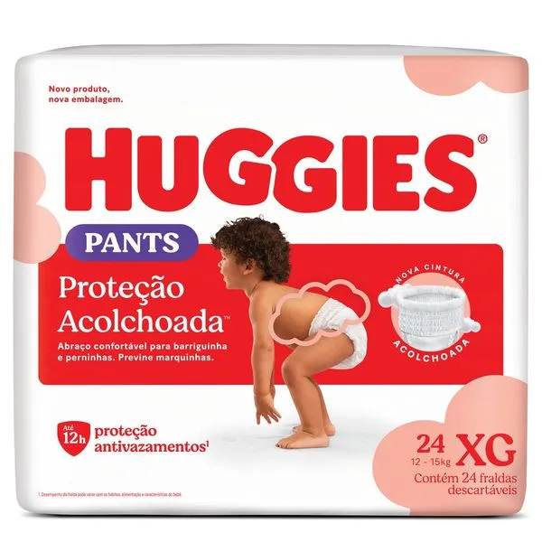Fralda Huggies Supreme Care Roupinha XG 24 Unidades