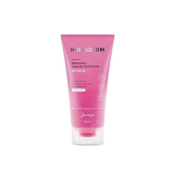 Sabonete Líquido Hidraderm Esfoliante Pitaya 180ml
