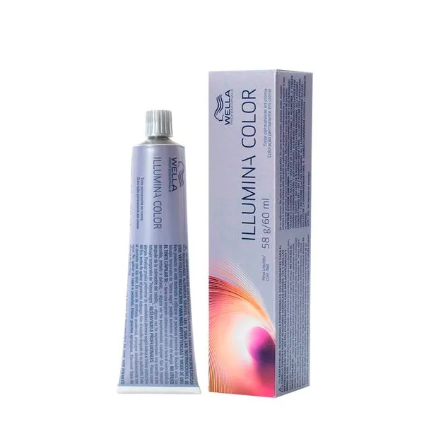 Coloração Wella Professionals Illumina Color 60ml 4/ Castanho Médio 4/ Castanho Médio