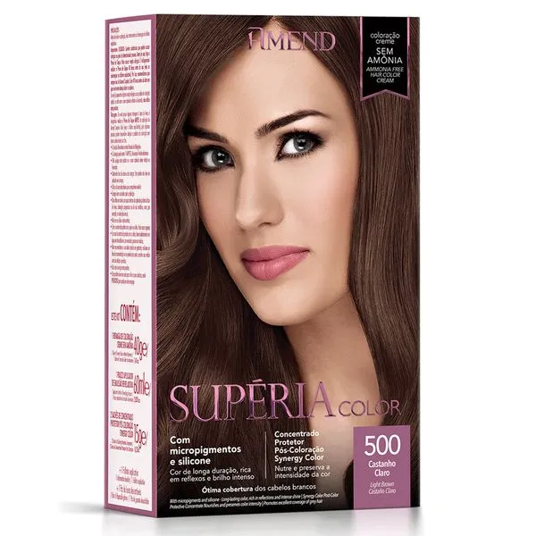 Kit Tonalizante Supéria Color Amend 500 Castanho Claro