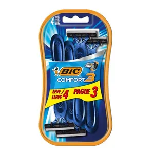 Kit Aparelho de Barbear Bic Comfort 3 4 Unidades