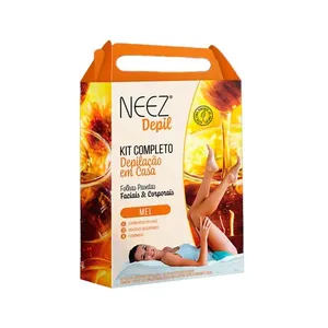 Kit Folha Pronta Para Depilação Corporal e Facial Depil Neez Mel