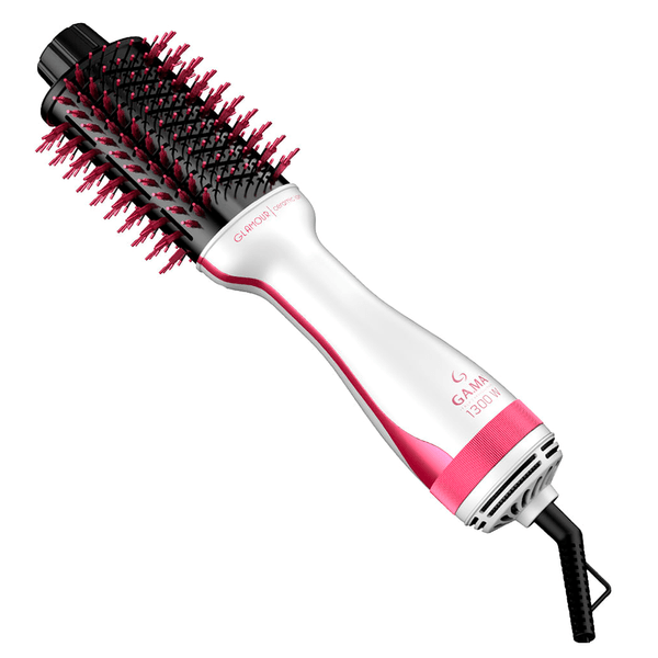 Escova Secadora Glamour Pink Brush Gama Italy Revestimento Cerâmica 3 Velocidades 3 Temperaturas 1300W HDCBR446 220V