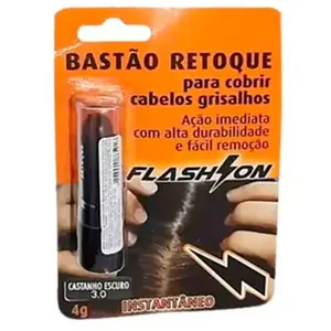 Retoque Flash On Bastão Castanho Escuro
