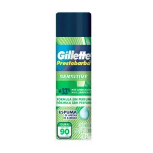 Espuma de Barbear Prestobarba Sensi Mach3 56g Gillette Espuma Barbear Gillette Prestobarba Sensi 56G - Gillette Mach3
