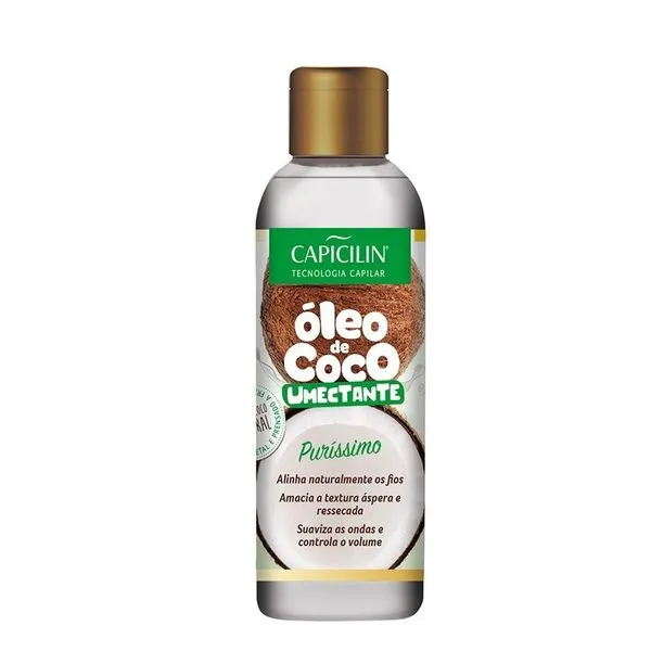 Óleo Umectante Capicilin Óleo De Coco 55ml