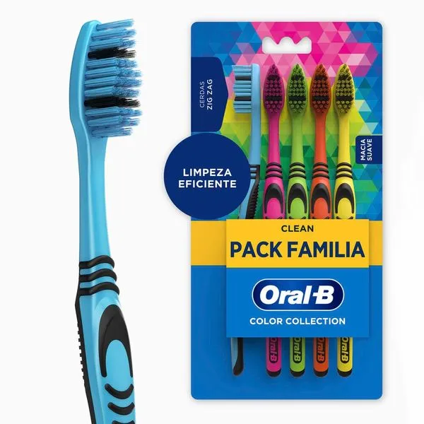Escova Dental Oral-B Color Collection Pack Familiar 5 Unidades