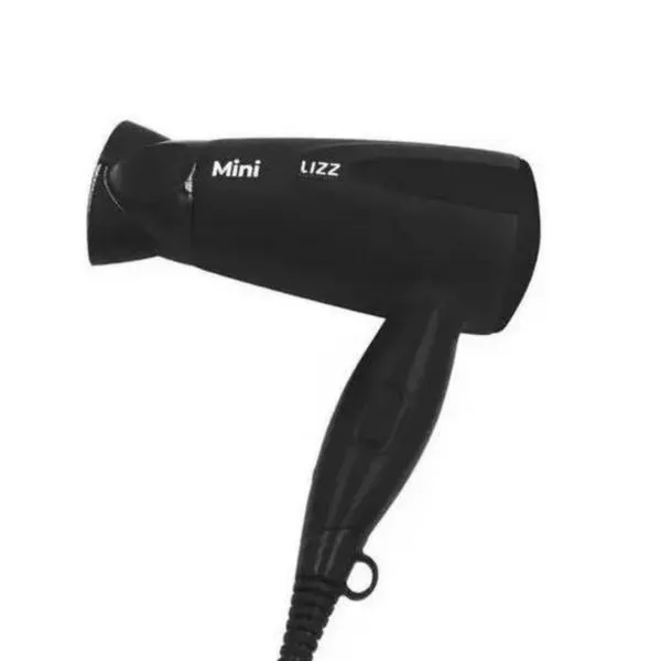 Secador Mini Lizz Bivolt Dobravel Preto 1 Unidade