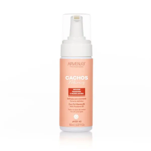 Mousse Capilar Arvensis Cachos Naturais 150ml