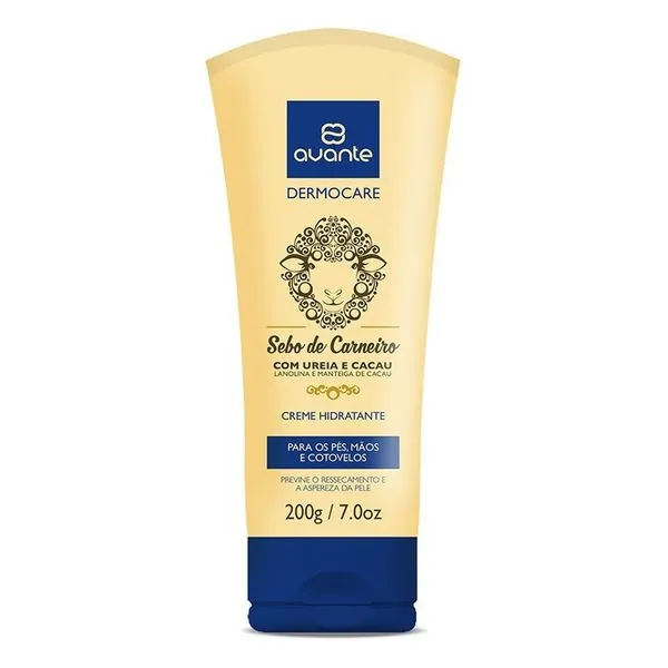 Creme Avante Sebo De Carneiro Com Ureia E Cacau 200ml