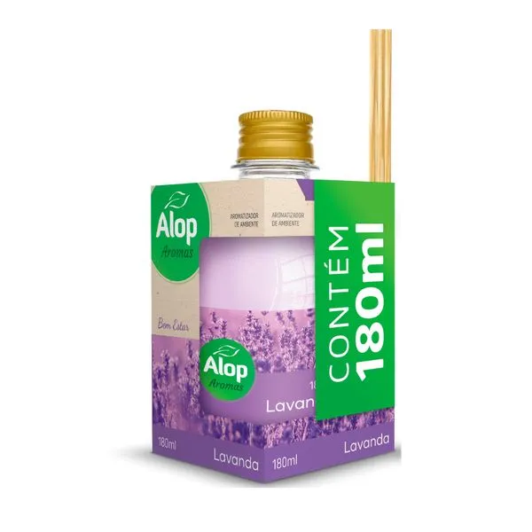 Aromatizador Lavanda Ambientes Alop 180ml