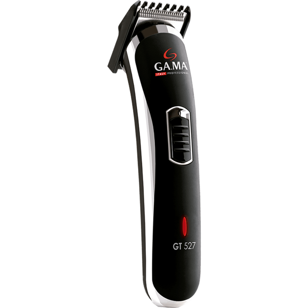Máquina de acabamento Gama Italy, 05 Alturas de Corte, Lâminas de Aço Inox, Preto/Prata - GT527 220V