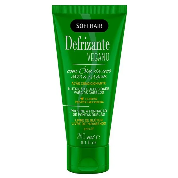 Defrizante Vegano Soft Hair Oleo De Coco 240ml