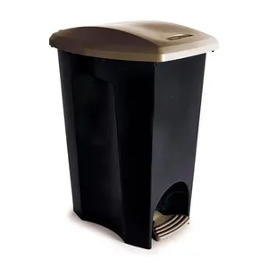 Lixeira 3 em 1 com Pedal Plasútil Ouro Velho 30L