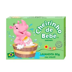 Sabonete Cheirinho De Bebê Lavandita 80g